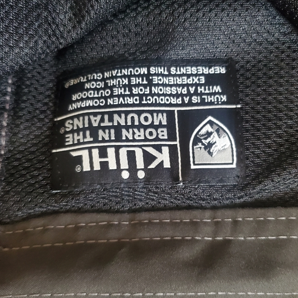 KUHL RENEGADE ROCK SHORTS. KOAL BLACK. SZ 42. UPF50+ WATER RESIST. - Picture 7 of 11
